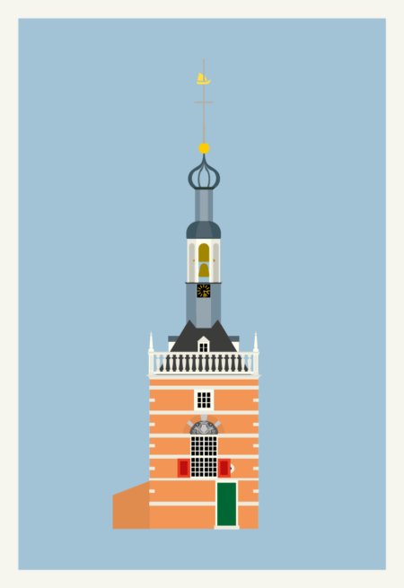 Accijnstoren-Alkmaar-Art-Print 20x30