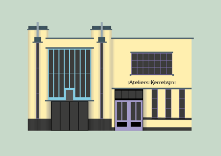 Ansichtkaart Ateliers Kerrebijn