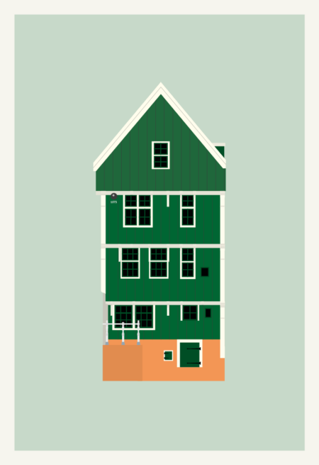 Fine art print Huis met de Kogel vanaf 20x30cm