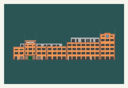 Fine art print Ringersgebouw vanaf 30x20cm